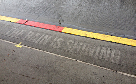 Seattle Rain Street Art