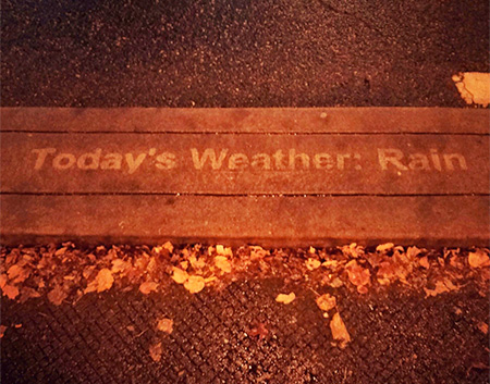 Seattle Rain Activated Art