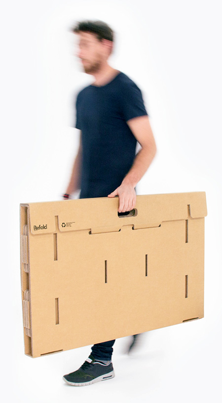 Refold Portable Cardboard Desk