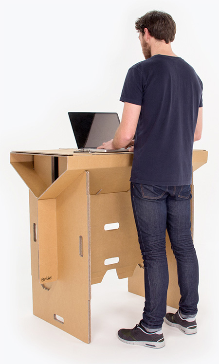 Foldable Cardboard Desk