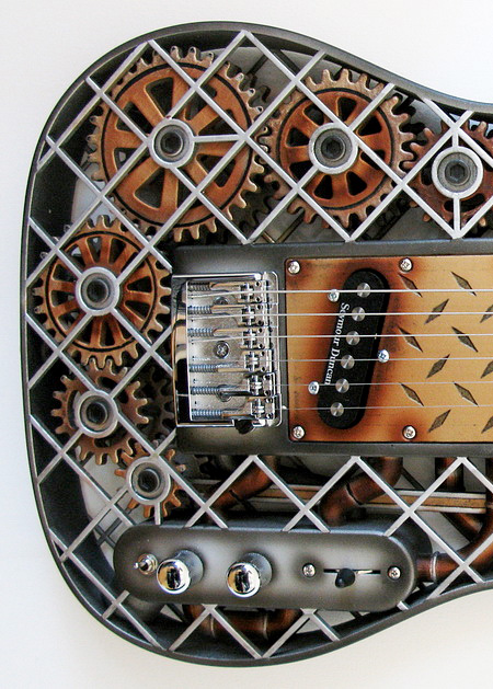 3D Printed Steampunk Guitar