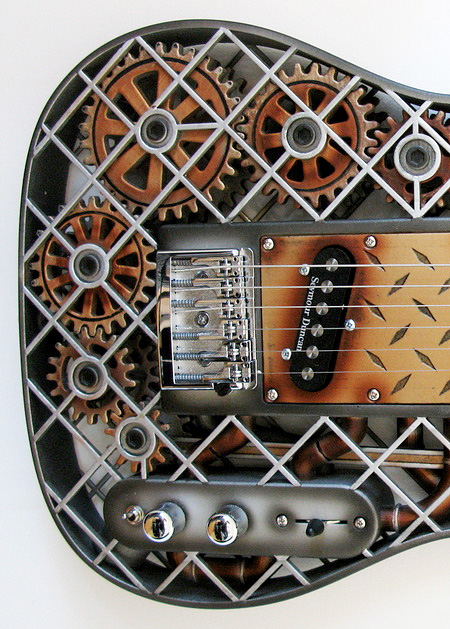 3D Printed Steampunk Guitar