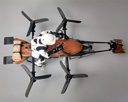 Imperial Speeder Bike Quadcopter