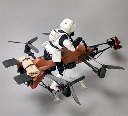 Imperial Speeder Bike Drone