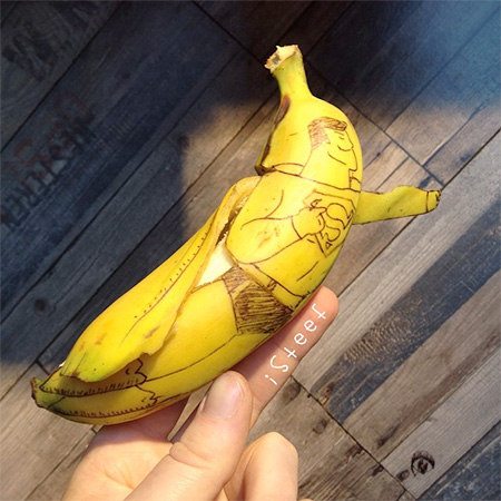 Instagram Banana Art
