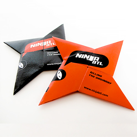 Ninja Star Business Card