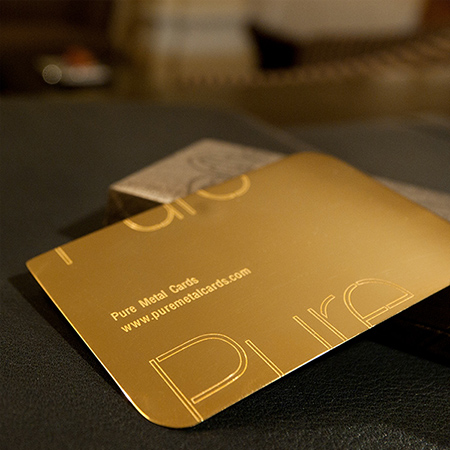 Golden Business Card