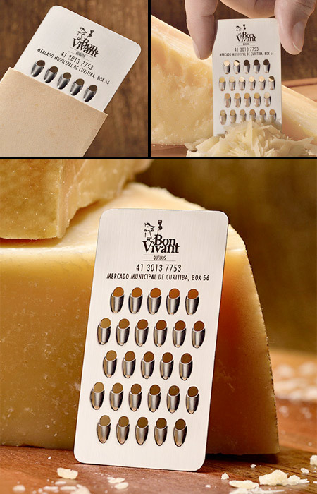 Cheese Grater Business Card
