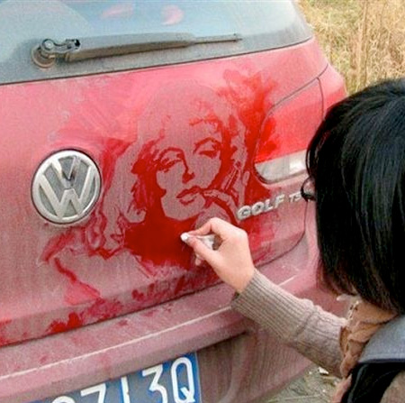 Tamara Navarro Dirty Car Art