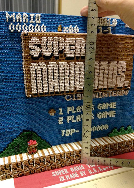 Toothpick Super Mario Bros