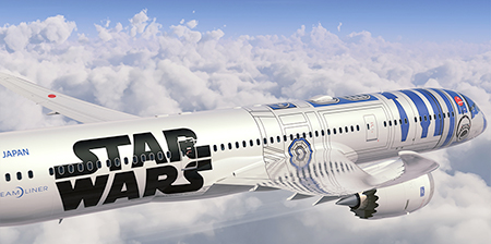 Star Wars R2-D2 Airplane