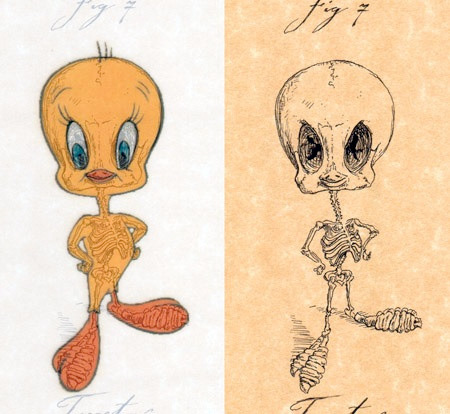 Tweety Skeleton