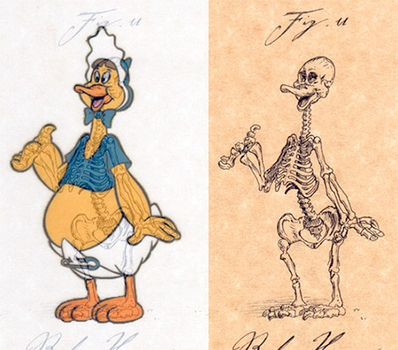 Baby Huey Skeleton