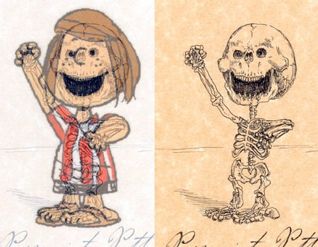 Peppermint Patty Skeleton