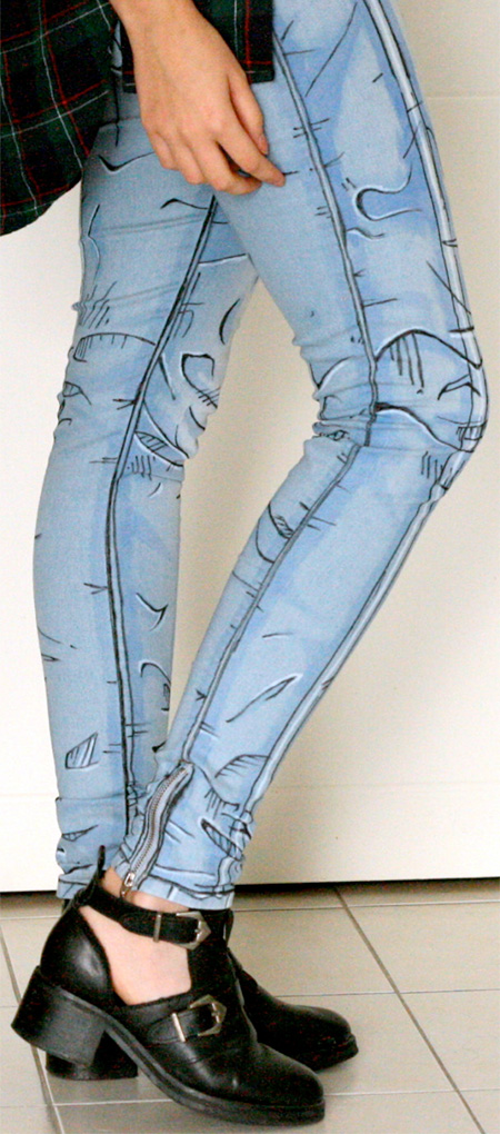 Cel Shaded Jeans