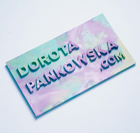 Dorota Pankowska Crayon Business Card