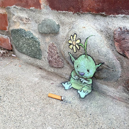 Artist David Zinn