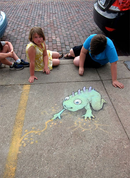 Cute Chalk Art