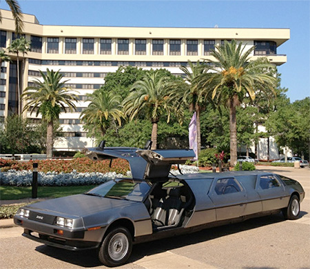 DeLorean Time Machine Limo