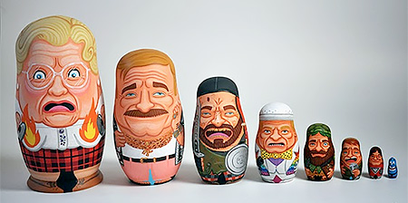 Robin Williams Nesting Dolls