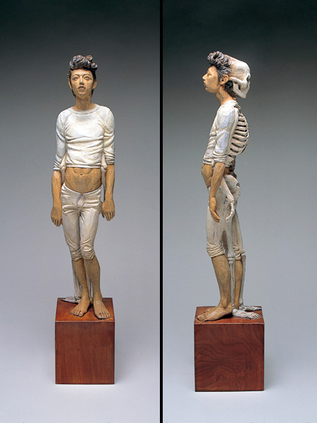 Wooden Sculptures by Yoshitoshi Kanemaki