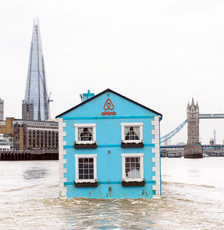 Floating House on Airbnb