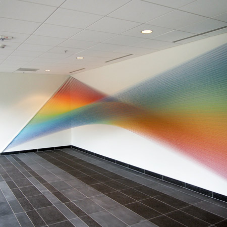 Rainbow Art Installation