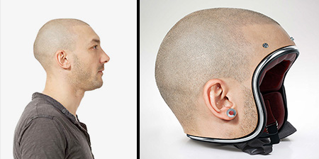 Human Head Helmets