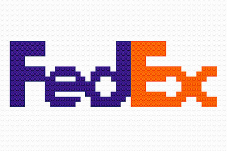 LEGO FedEx Logo