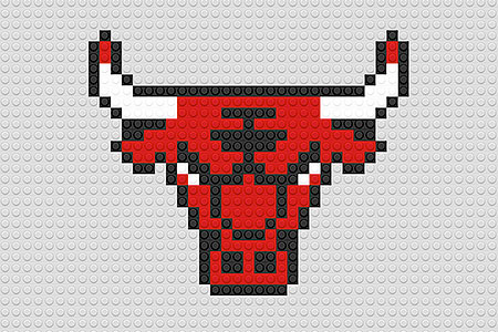LEGO Chicago Bulls Logo