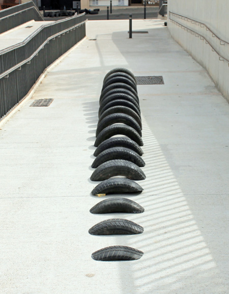 Recycled Tyres Art