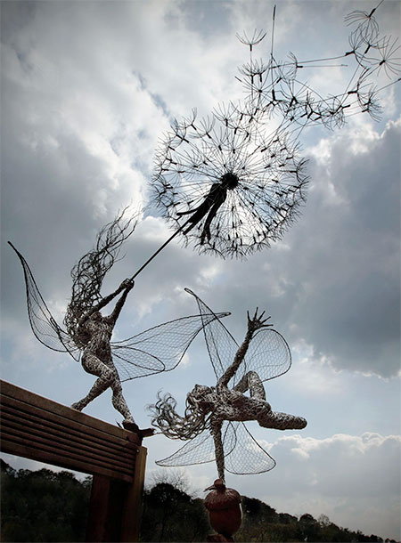 Robin Wight Wire Sculptures