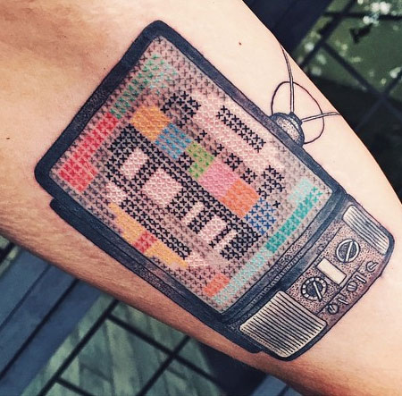 Eva Krbdk Cross-Stitch Tattoo