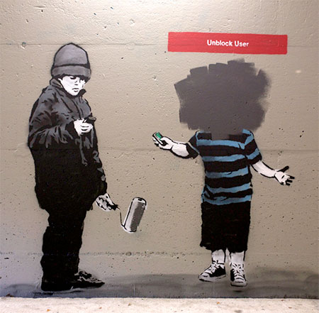 Social Media Inspired Street Art