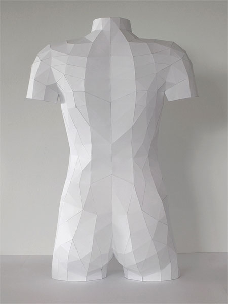 Paper Torso by Horst Kiechle