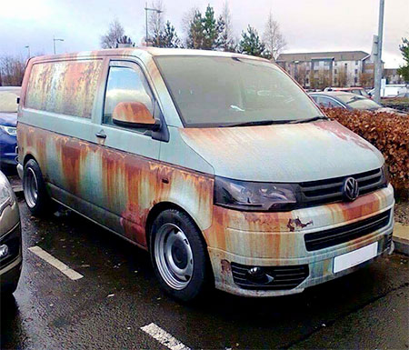 Rust VW Van