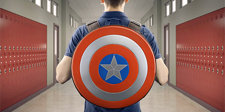 Captain America Shield Backpack