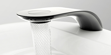 Swirling Water Faucet
