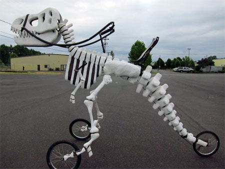 Dinosaur Skeleton Bicycle