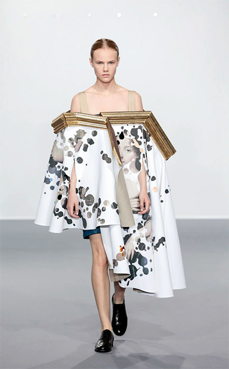 Viktor and Rolf Painting Dress