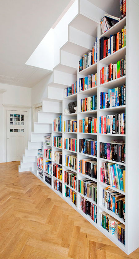Bookshelf Stairs