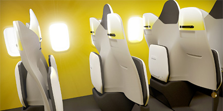 Foldable Airplane Seats