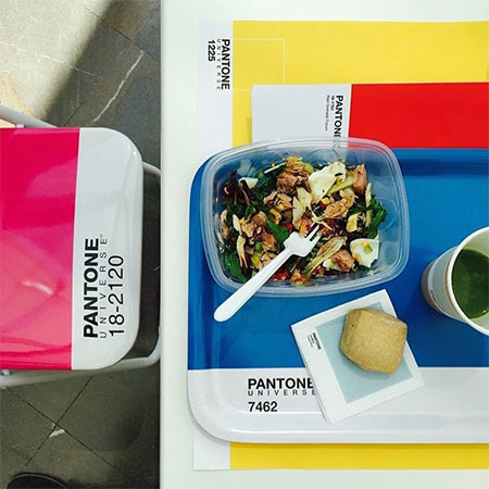 Pantone Themed Cafe