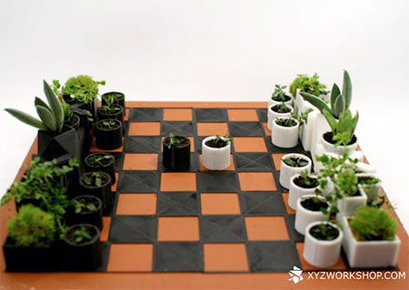 Micro Planters Chess Set