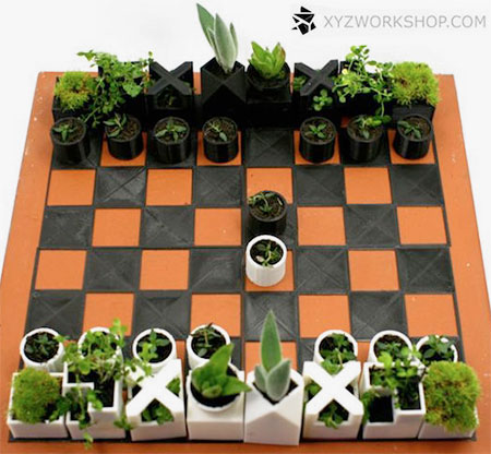 Planters Chess Set