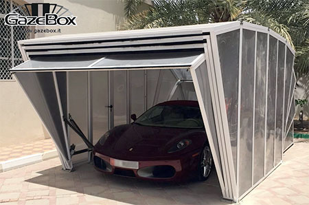 Foldable mobile car garage