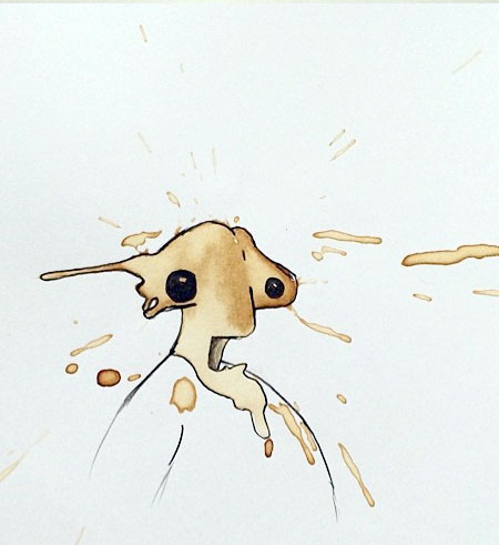 Coffee Spills Drawings