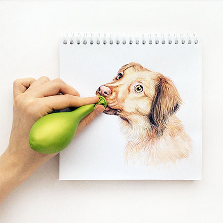 Interactive Dog Artwork