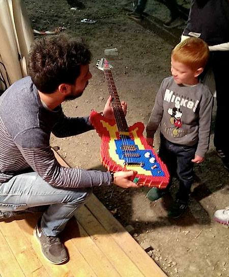 Electric Guitar Made of LEGO