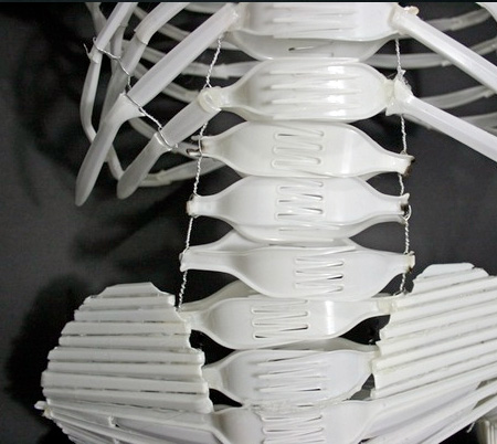 Elliott Mariess Plastic Fork Skeleton